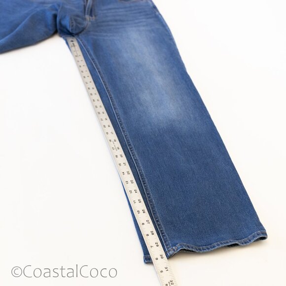 Old Navy High-Waisted Wow Wide-Leg Jeans 14 Blue Relaxed Classic Capsule - Picture 8 of 9